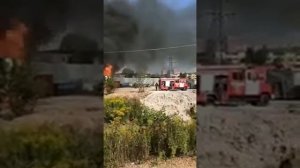 Машина сгорела целиком./До приезда пожарных машина сгорела./Горит авто в М.О./Видео обзор.