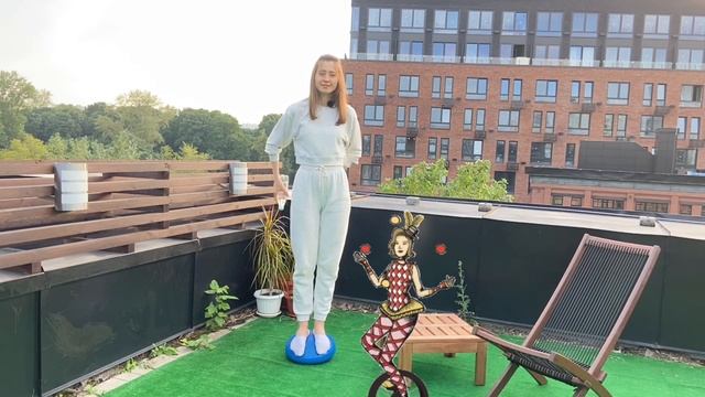 Рассеянный склероз - Комплекс упражнений на подушке для баланса | MS.Kate