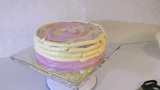 Топперы для торта МК Глазурь для подтёков на торте рецепт Как выровнять торт  кремом / Olya Dudnik