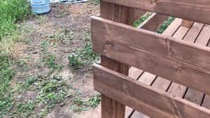 Обзор двускатной беседки 3*3 м.