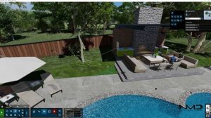 Lumion 10 Pro Modern Pool Patio 3D Rendering Tutorial