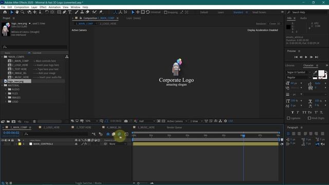 After effects как заменить картинку в проекте