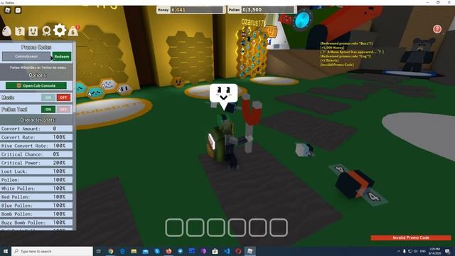 РАБОЧИЕ ПРОМОКОДЫ В РОБЛОКСЕ 2020 | ПЧЕЛОВОД ROBLOX | КОДЫ В СИМУЛЯТОР ПЧЕЛОВОДА смотреть онлайн