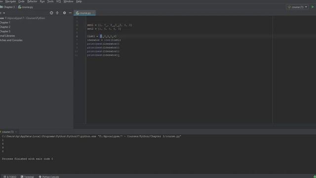 Python course for Beginners : 3.0 - Iterables, dictionaries and introduction to loops in python
