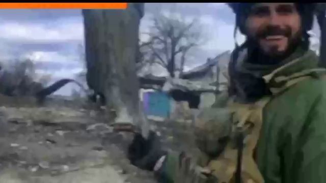Кадры из села Белогоровка в Луганской области.