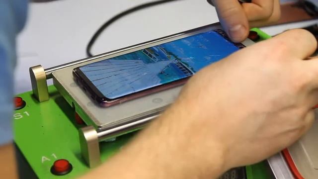 Замена стекла на Samsung S9 Plus или как не попасть на экран! Часть-1. смотреть онлайн
