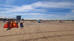 ⁴ᴷ⁶⁰ Walking to Scheveningen Harbour | Scheveningen beach.