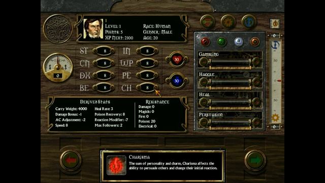 Arcanum: Of Steamworks & Magick Obscura. Процесс создания персонажа