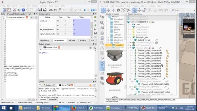 04: Python Robot Simulation with V-Rep/CoppeliaSim | Tutorial