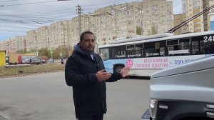 Обзор газона некст, разговор с водителем.