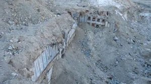 Взорванная ракетная шахта ШПУ РС-20 Воевода