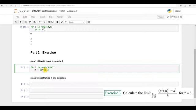 [Python 演習題-手把手版本 #1] 實現極限值 Limit 計算 | Python exercise #1 Calculation of the limit value смотреть онлайн