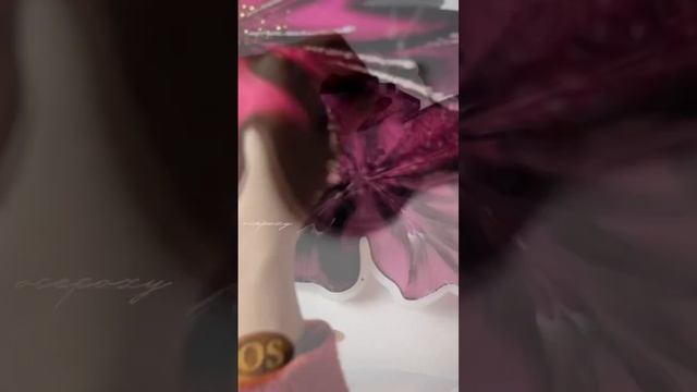 Resin art flowers техника «цветок» из эпоксидной смолы