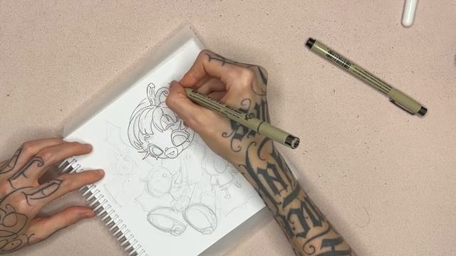 HALLOWEEN free-drawing stream! Рисую на тему Хэлоуина без подготовки. pt.I смотреть онлайн