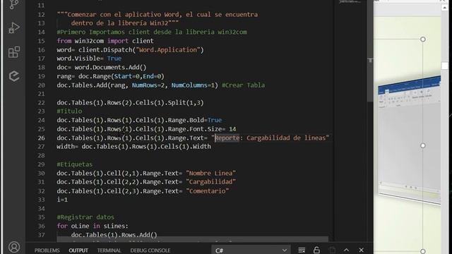 6. DigS - Python Registrar Datos en Word смотреть онлайн