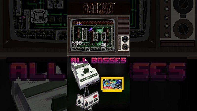 Batman - All bosses #shorts #nes #retro #action