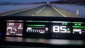 Honda Step Wagon 2015 RP4 4WD расход на круизе при 85 км/ч