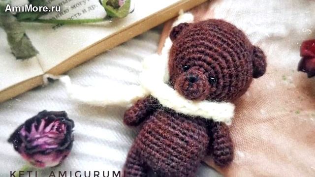 Амигуруми: схема Мини мишка VINTAGE. Игрушки вязаные крючком - Free crochet patterns.