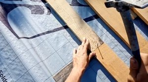 7. Обрешетка без контробрешетки. Холодный чердак.