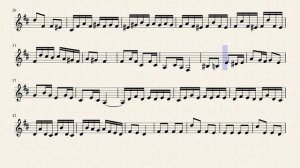 Badinerie Clarinet by JS Bach