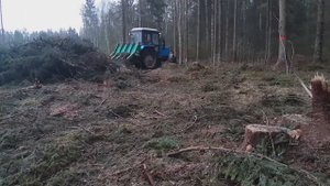 Лесные грабли на пружинах ЛГП-2,5 для уборки порубочных остатков на лесосеках Леспромресурс г. Киров