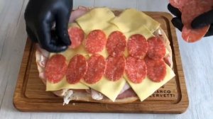 КОРОЛЕВСКИЙ СЭНДВИЧ. САМЫЙ ПРОСТОЙ СПОСОБ ПРИГОТОВИТЬ СЭНДВИЧ.