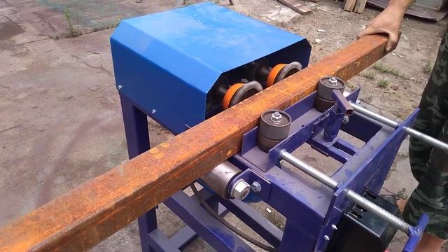 Станок для зачистки профильной трубы смотреть онлайн