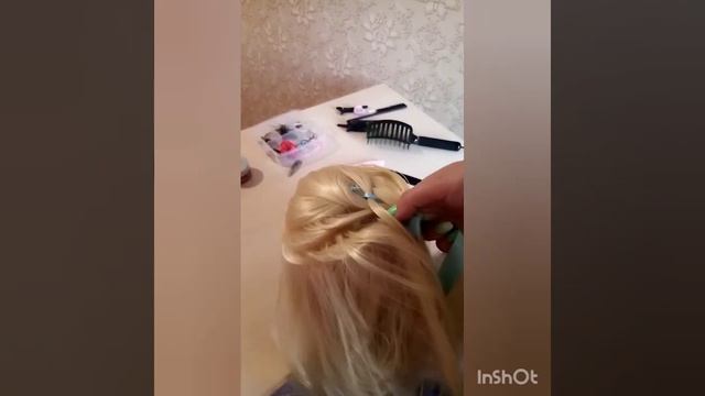 Стиль. Плетение волос с лентой из четырёх прядей. 1 год обучения смотреть онлайн