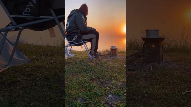 Утренний кофе. #кемпинг #лес #altay #fishing #camping #алтай #река #рыбалка #поход