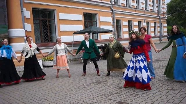 Средневековая музыка и танец . Учим средневековый танец! 2