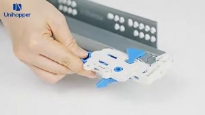 Обзор скрытых направляющих Push Open Unihopper открывание нажатием с синхронизацией