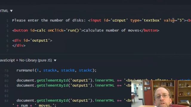 Tower of Hanoi Javascript Implementation