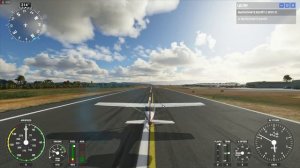 Microsoft Flight Simulator 2020-первая посадка управляя мышью и заход по малой коробочке