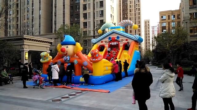 Happy Circus inflatable castle bounce castle inflatable game смотреть онлайн