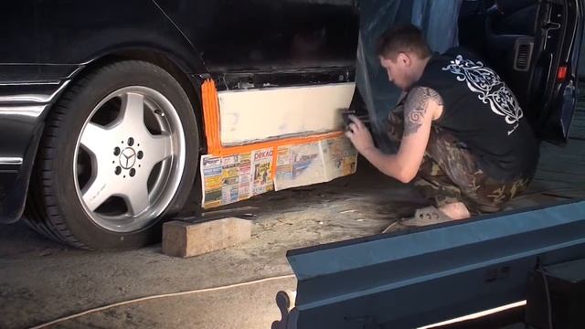 Mercedes ремонт правой задней двери смотреть онлайн