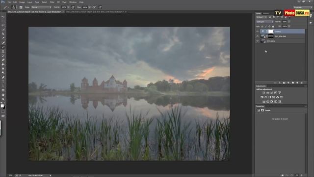 Обработка пейзажной фотографии в стиле фэнтези смотреть онлайн