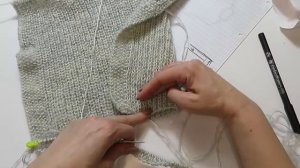 СТИЛЬНЫЙ ЖИЛЕТ СПИЦАМИ ПОДРОБНО. ЯПОНСКОЕ ПЛЕЧО.