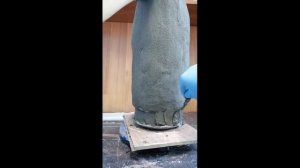 Ваза напольная из пластиковой трубы?