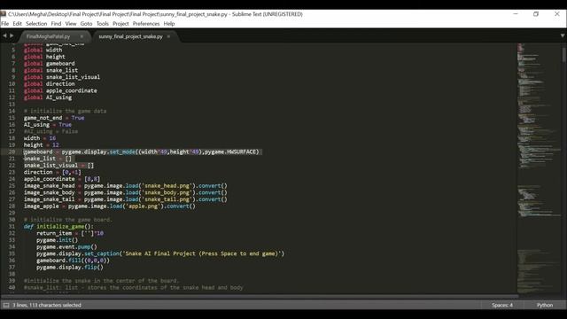 Snake AI game Final project video смотреть онлайн