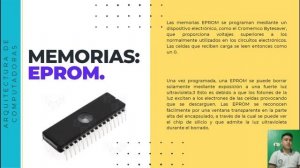 memorias: PROM,EPROM, EEPROM, FLASH.