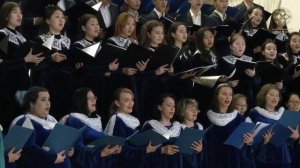 "Многие лета". Музыка В.Кикты. Исполняет сводный хор, дирижер - Ирина Варапаева. КНХ "Станичники".