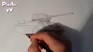 Как нарисовать танк T-34