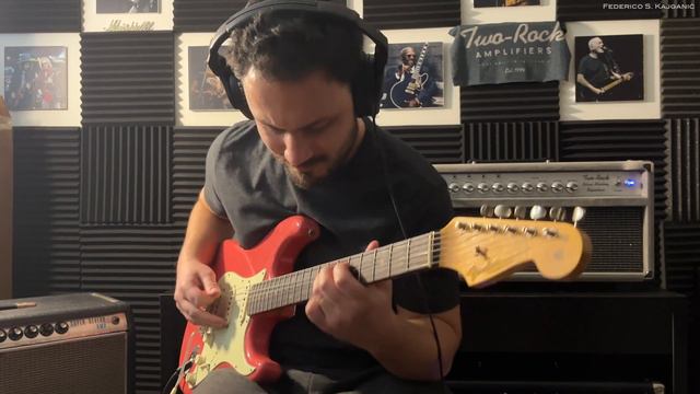 Slow blues with Josefina Campos Fat 60s pickups смотреть онлайн