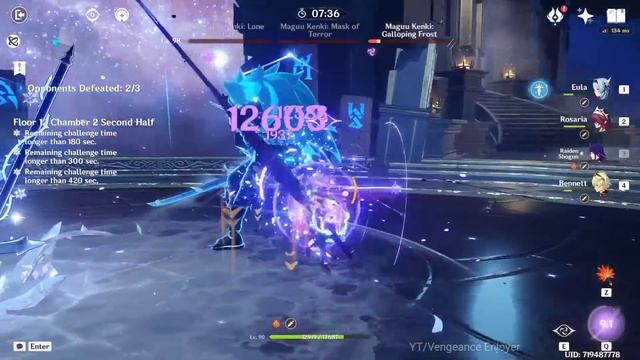 C0 Eula 1-Star Claymore & C0 Lisa Hyperbloom | F2P Spiral Abyss 3.4 Floor 12 9 Stars Genshin Impact смотреть онлайн