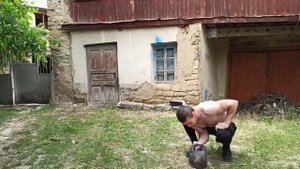 ГУСЕН-ЦАРСКАЯ ДВУХПУДОВАЯ ГИРЯ 32,8КГ ПОЖАЛ С 14 СПОСОБОМ