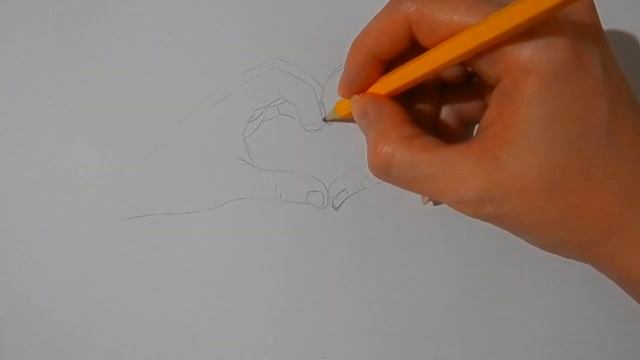 Как  нарисовать СЕРДЦЕ В РУКАХ, рисунки для срисовки/667/How to draw a HEART in your HANDS