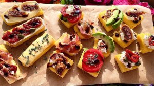 Брускетты из поленты