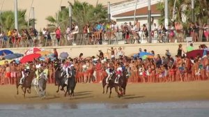 Скачки на пляже Санлукар де Баррамеда 2013