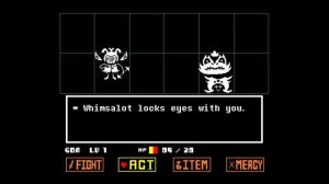 Undertale: Spare Whimsalot and Final Froggit-Pacifist