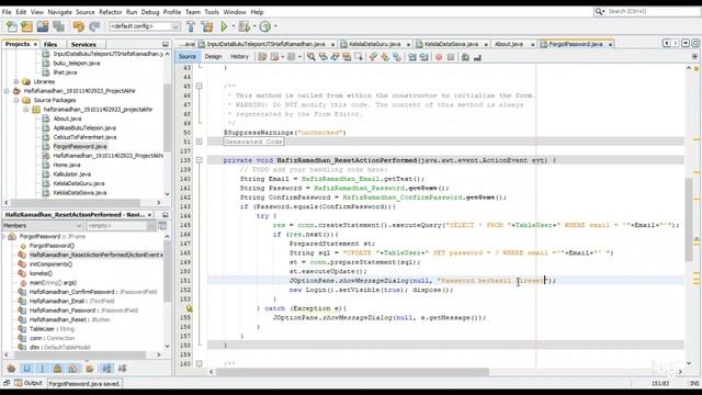 LIVE Coding - Latihan Tugas Akhir Membuat Aplikasi Input Data Siswa Menggunakan Java Netbeans #java